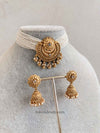 Temple Gold & Pearl Choker set - SOKORA JEWELSTemple Gold & Pearl Choker setNECKLACE SETS