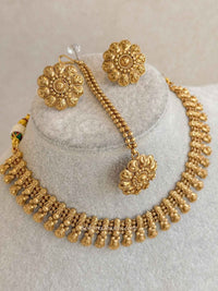 Temple Heritage Gold Necklace Set - SOKORA JEWELSTemple Heritage Gold Necklace SetNECKLACE SETS