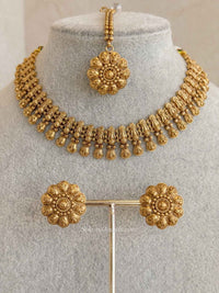 Temple Heritage Gold Necklace Set - SOKORA JEWELSTemple Heritage Gold Necklace SetNECKLACE SETS