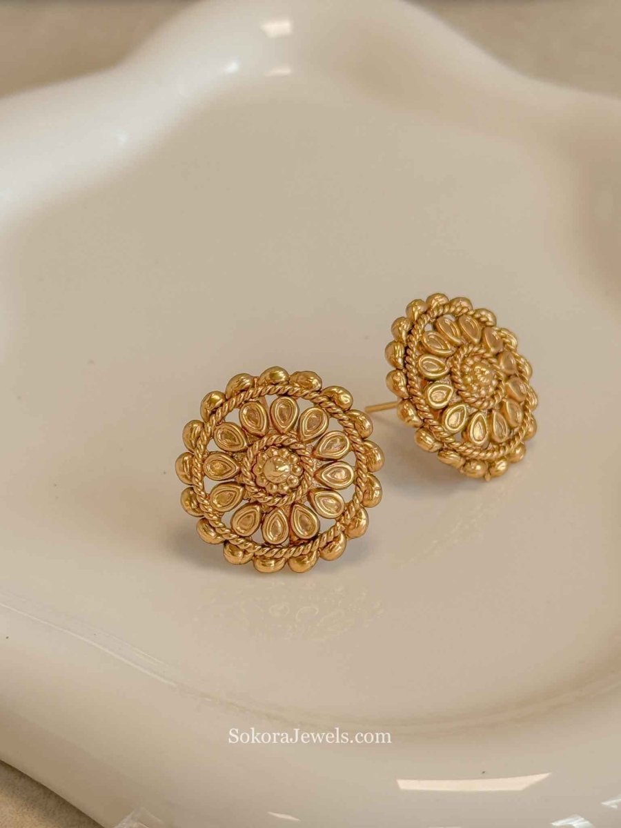 Temple Style Earring Tops - SOKORA JEWELSTemple Style Earring Topsstuds and tops