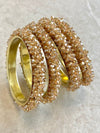 Thanjina Beaded Cluster Bangles - 6 Colour Options - SOKORA JEWELSThanjina Beaded Cluster Bangles - 6 Colour OptionsBANGLES