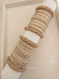 Thanjina Golden Bangle stack - SOKORA JEWELSThanjina Golden Bangle stackBANGLES