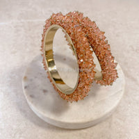 Thanjina Beaded Cluster Bangles - 6 Colour Options