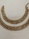 Thick Golden and Pearl Anklets - SOKORA JEWELSThick Golden and Pearl Anklets