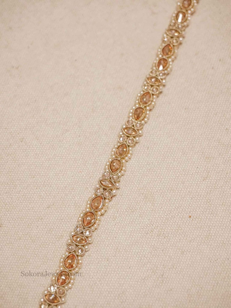 Thin Antique Gold Waist chain - SOKORA JEWELSThin Antique Gold Waist chain