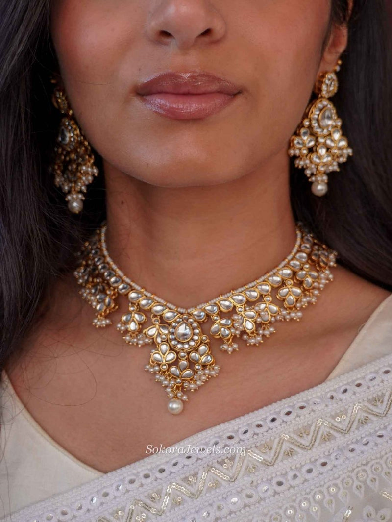 Tia Faux Kundan Sets - SOKORA JEWELSTia Faux Kundan SetsNECKLACE SETS