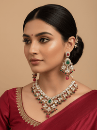 Tia Faux Kundan Sets - SOKORA JEWELSTia Faux Kundan SetsNECKLACE SETS
