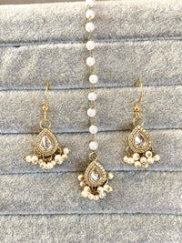 Tiny Earring and Tikka set - 2 Colours - SOKORA JEWELSTiny Earring and Tikka set - 2 Colours