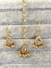 Tiny Earring and Tikka set - 2 Colours - SOKORA JEWELSTiny Earring and Tikka set - 2 Colours