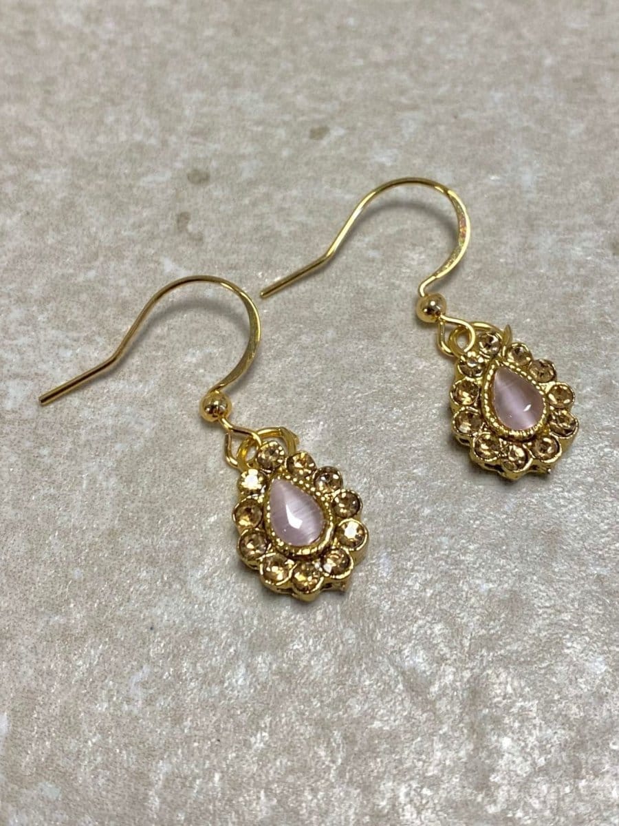 Tiny Pink Earrings - SOKORA JEWELSTiny Pink Earrings