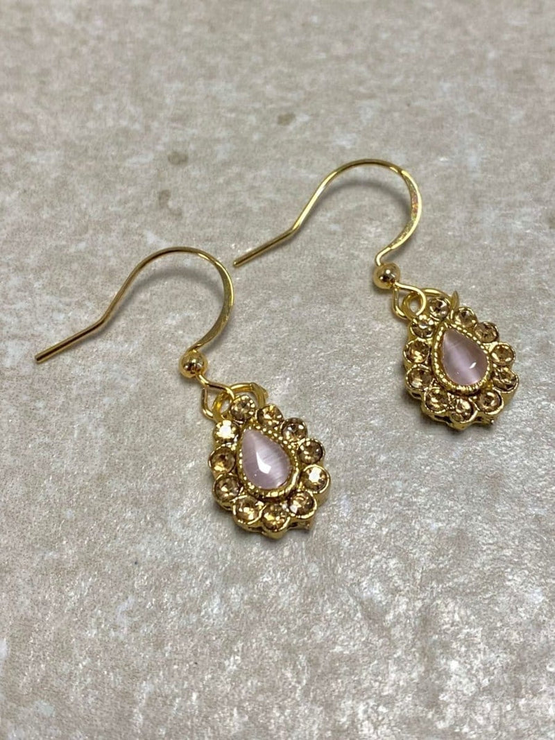 Tiny Pink Earrings - SOKORA JEWELSTiny Pink Earrings
