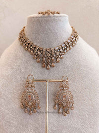 V - shape Diamante Set - SOKORA JEWELSV - shape Diamante SetNECKLACE SETS