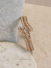 Vine Leaf Crystal Bangle - SOKORA JEWELSVine Leaf Crystal BangleBANGLES