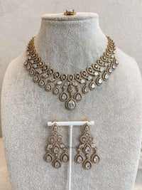 Vines Drop Antique Diamante Set - SOKORA JEWELSVines Drop Antique Diamante SetNECKLACE SETS