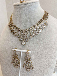 Vines Drop Antique Diamante Set - SOKORA JEWELSVines Drop Antique Diamante SetNECKLACE SETS
