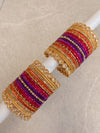 Vithusha Purple Sunset Bangle set - SOKORA JEWELSVithusha Purple Sunset Bangle setBANGLES