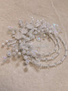 White Pearl & Flower Detail Hair Accessory - SOKORA JEWELSWhite Pearl & Flower Detail Hair Accessory