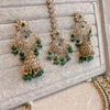 Yashnee Necklace set - Green - SOKORA JEWELSYashnee Necklace set - Green