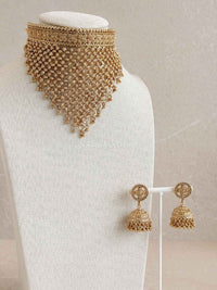 Zariya Cascade Statement Choker Set - SOKORA JEWELSZariya Cascade Statement Choker Set