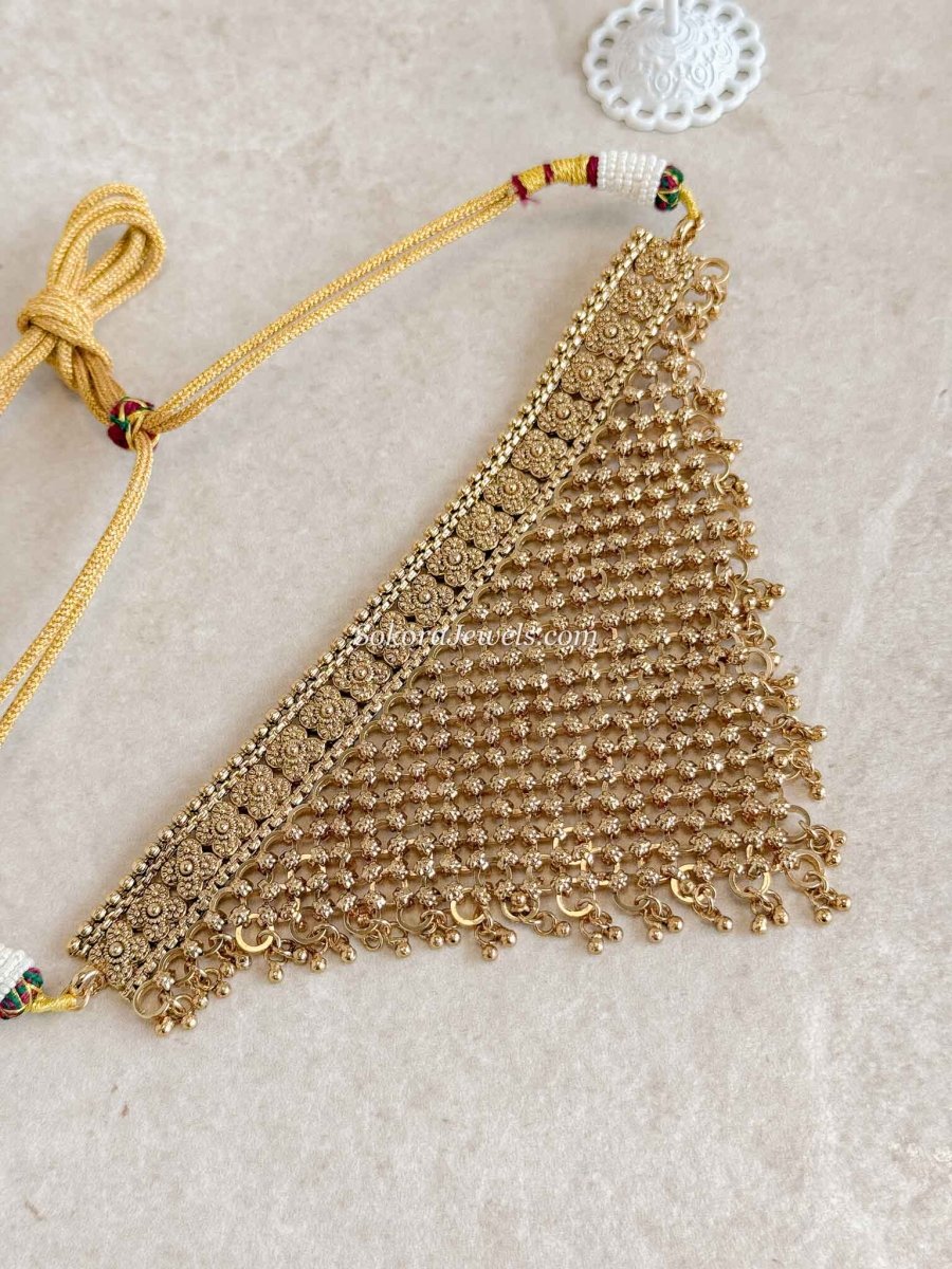 Zariya Cascade Statement Choker Set - SOKORA JEWELSZariya Cascade Statement Choker Set