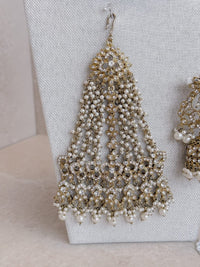 Zeba Bridal Set - Pearl - SOKORA JEWELSZeba Bridal Set - Pearlnecklace sets