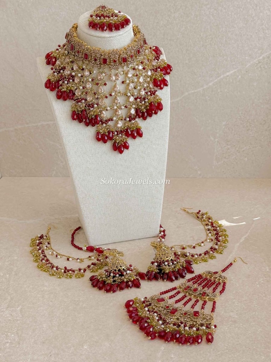 Zeenat Bridal Set - SOKORA JEWELSZeenat Bridal Set