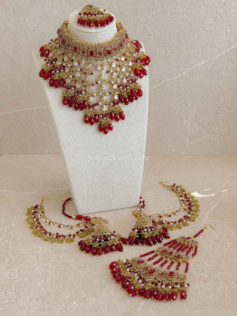 Zeenat Bridal Set - SOKORA JEWELSZeenat Bridal Set