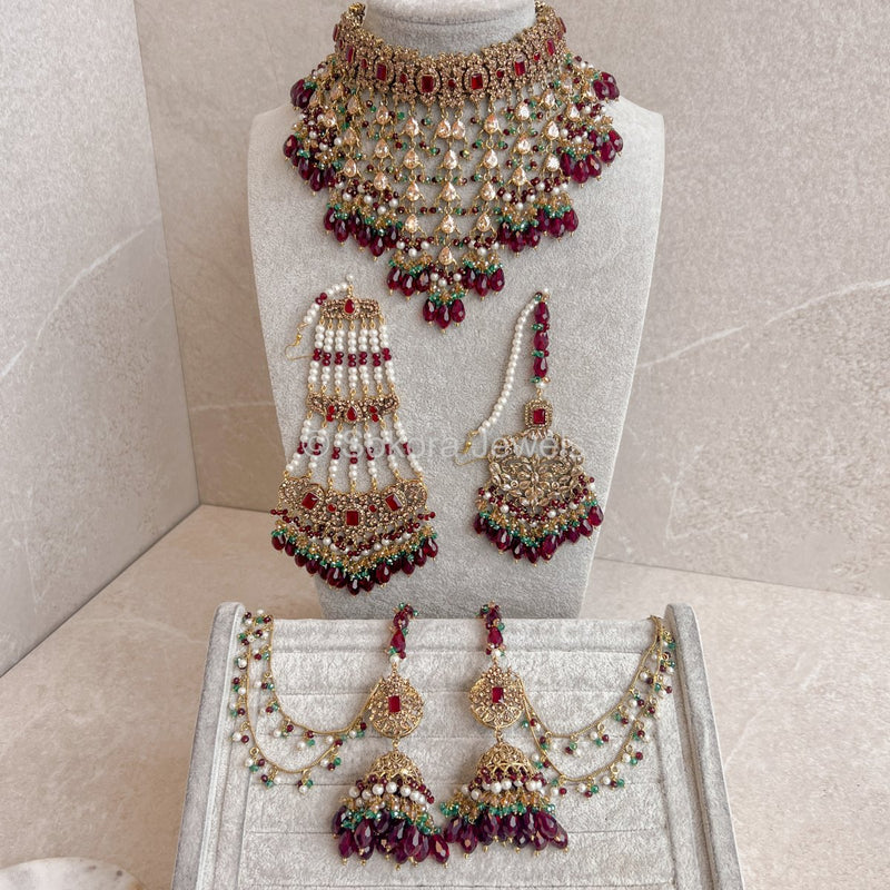 Zeenat Bridal Set - SOKORA JEWELSZeenat Bridal Set