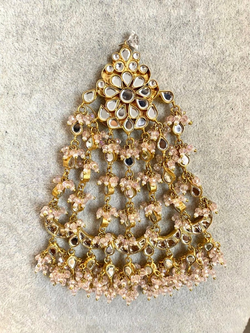 Zenab Jhumar - Pink - SOKORA JEWELSZenab Jhumar - Pink