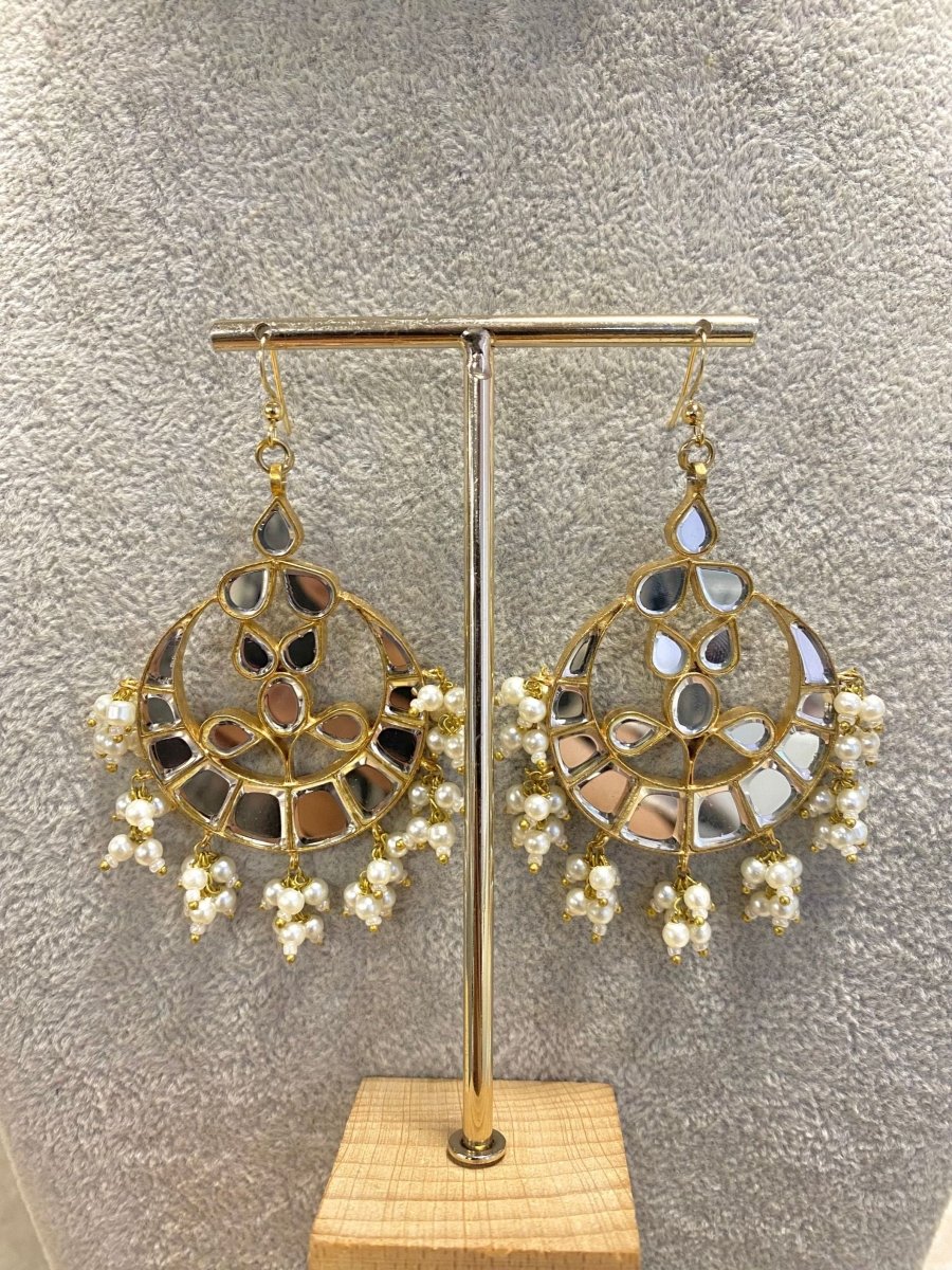 Zenab Statement Kundan Choker - Mirror - SOKORA JEWELSZenab Statement Kundan Choker - MirrorNECKLACE SETS