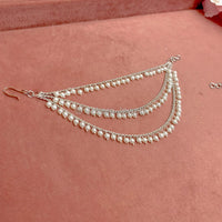 3 Line Pearl and Silver Earring Chains - SOKORA JEWELS3 Line Pearl and Silver Earring ChainsEARRINGS