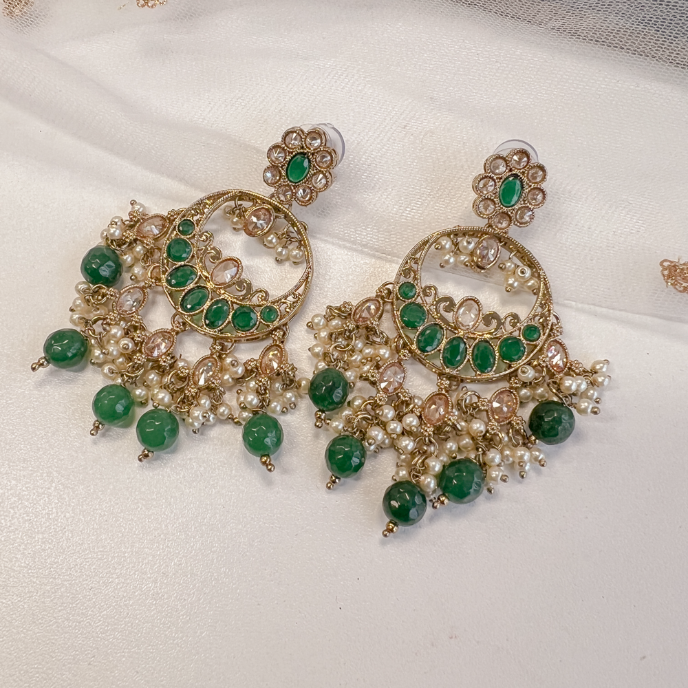 Thulashi Antique Gold Earrings