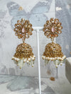 Aafiya Bridal Double necklace set - Pink/Mint - SOKORA JEWELSAafiya Bridal Double necklace set - Pink/Mint