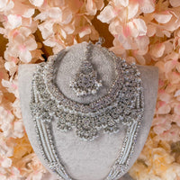 Alicia Bridal Double necklace set - SOKORA JEWELSAlicia Bridal Double necklace set
