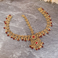 Alicia Head-chain - Maroon - SOKORA JEWELSAlicia Head-chain - Maroon