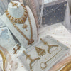 Almas Full Bridal Set - Antique Gold - SOKORA JEWELSAlmas Full Bridal Set - Antique Gold