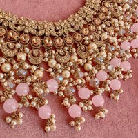 Almera Necklace set - Light Pink - SOKORA JEWELSAlmera Necklace set - Light Pink