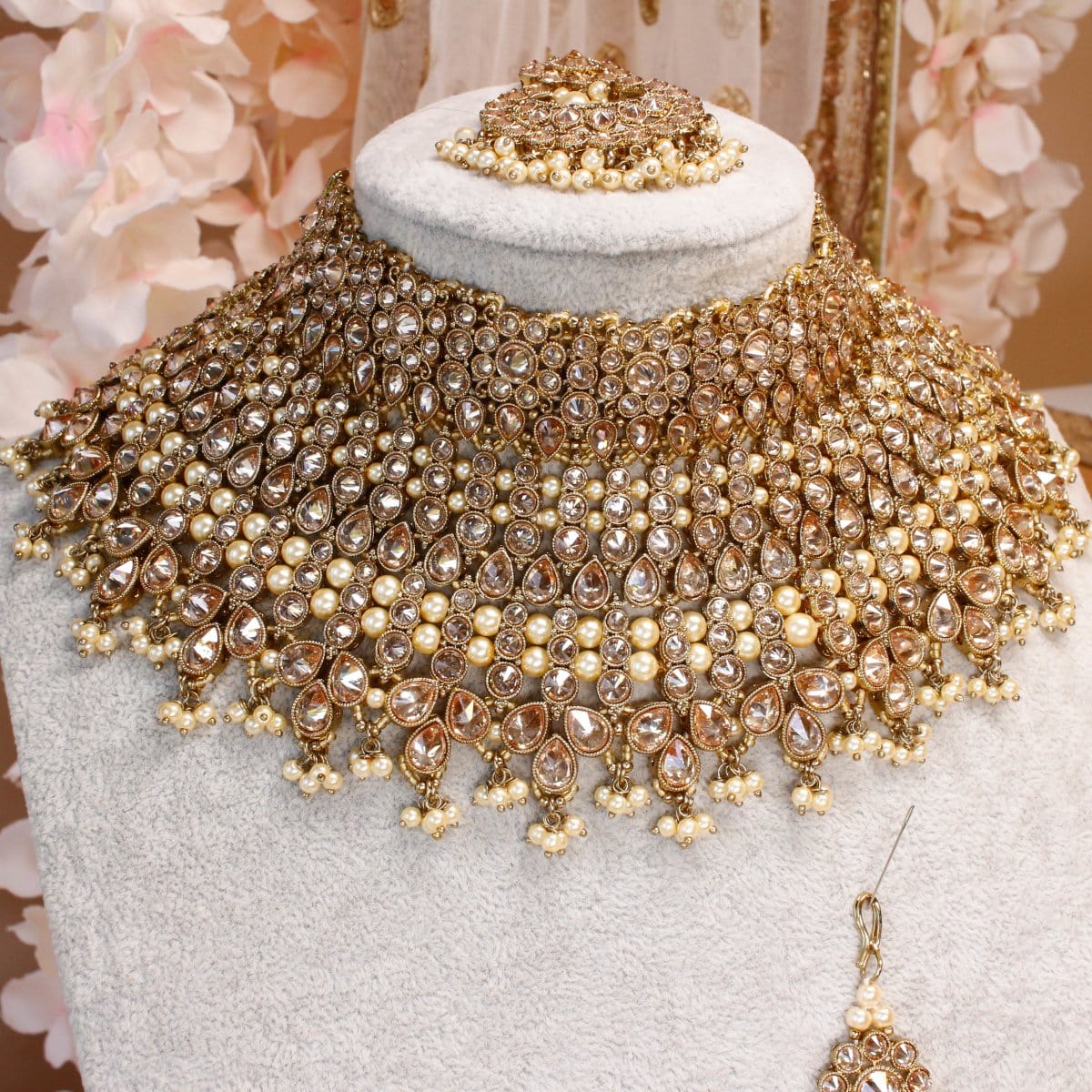 Sokora Jewels Bridal Necklace Earring Sets Choker Necklace Set