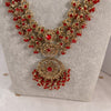 Amulya Long Necklace - Red - SOKORA JEWELSAmulya Long Necklace - Red
