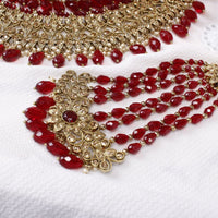 Anita Bridal Double necklace set - SOKORA JEWELSAnita Bridal Double necklace set