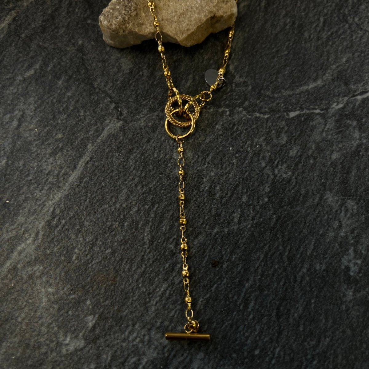 Aniyah Chain Drop Necklace - SOKORA JEWELSAniyah Chain Drop Necklace