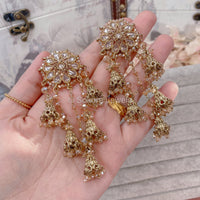 Anmol Earrings - Golden - SOKORA JEWELSAnmol Earrings - Golden
