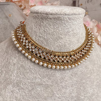 Antique Gold Necklace - SOKORA JEWELSAntique Gold NecklaceChoker Sets