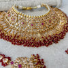 Azmat Bridal set - Maroon - SOKORA JEWELSAzmat Bridal set - Maroon