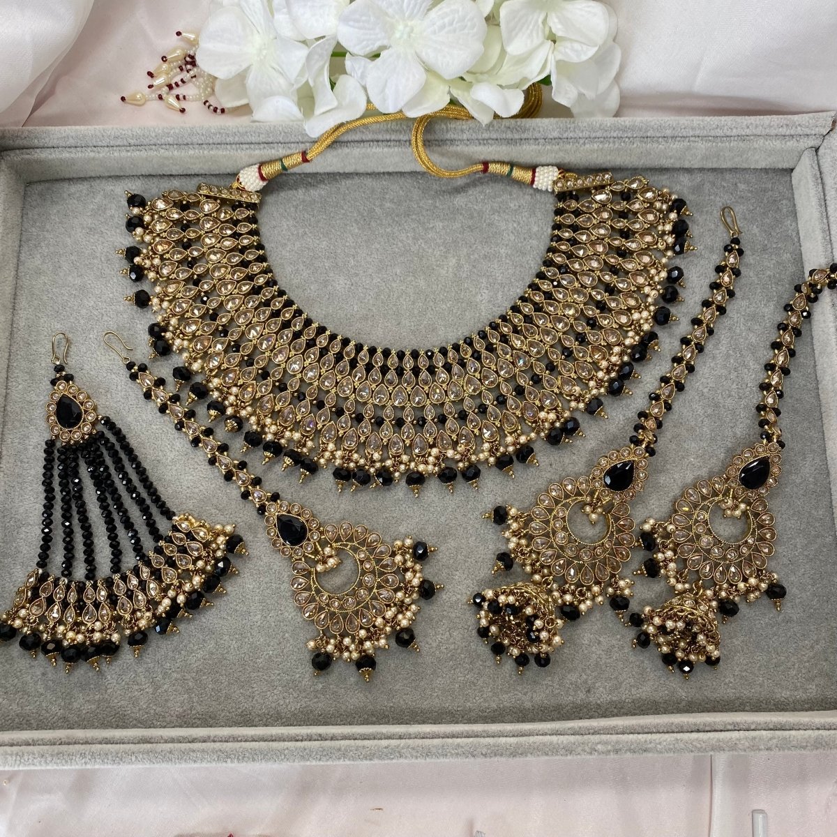 Bridal jewellery necklace deals set