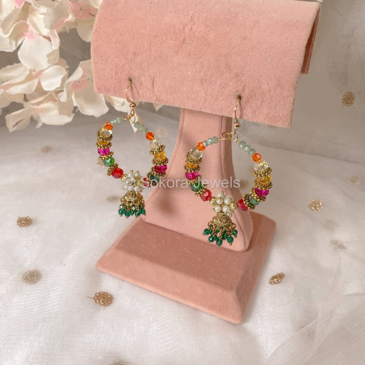 Bangle & Jhumka set - Mehndi Night Mini - SOKORA JEWELSBangle & Jhumka set - Mehndi Night MiniBANGLES