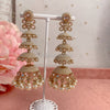 Cascading Jhumka Earrings - Golden - SOKORA JEWELSCascading Jhumka Earrings - Golden