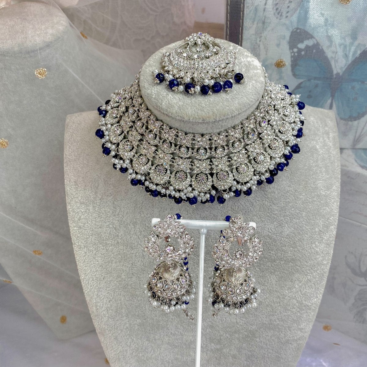 Original silver necklace deals set