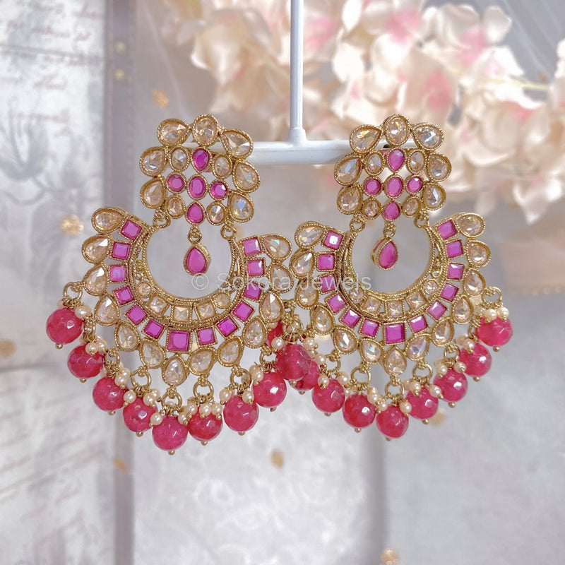 Deep Ruby Bridal set - SOKORA JEWELSDeep Ruby Bridal set