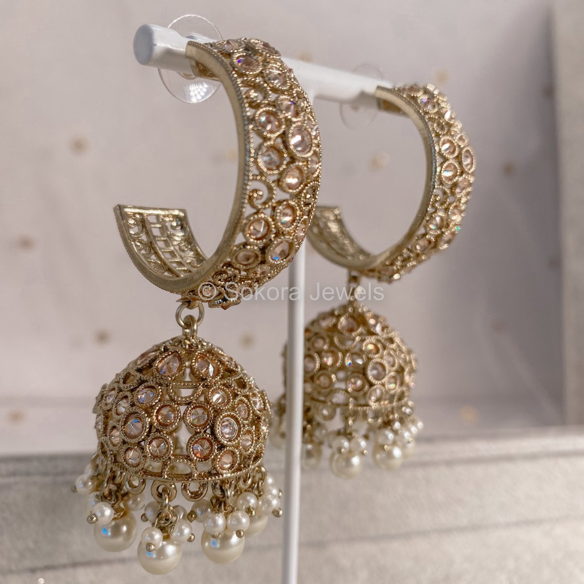 Ethnic Traditional Bollywood Style Big Jhumka Silver Plated Oxidized  Earrings | eBay